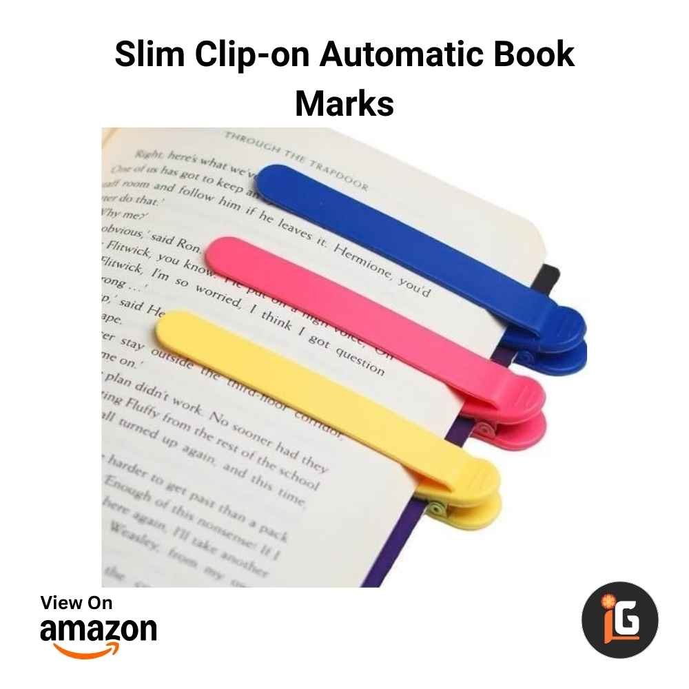 Slim Clip-on Automatic Book Marks