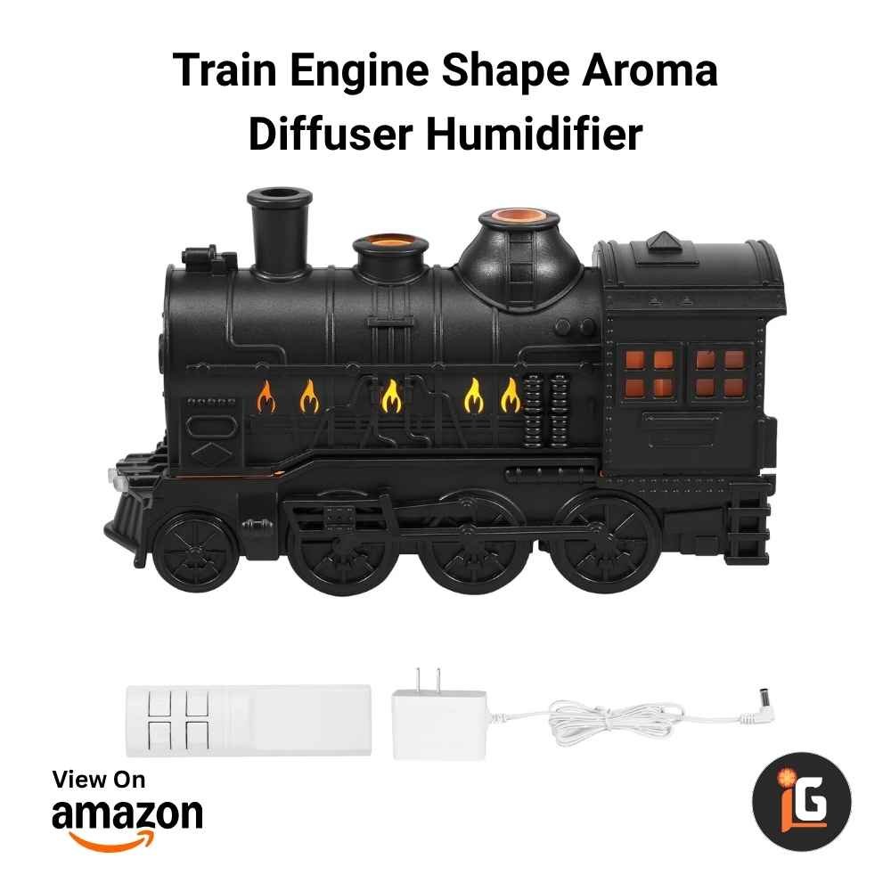 Train Engine Shape Aroma Diffuser Humidifier